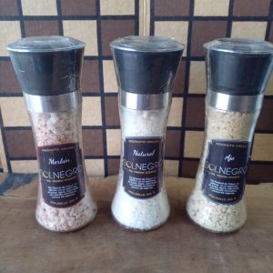 Molinillos de Sal Marina Gourmet Sol Negro