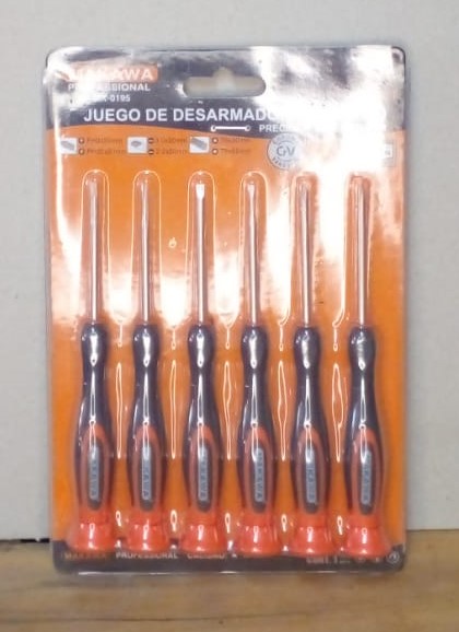 Jgo Destornillador Relojero 6pcs Makawa